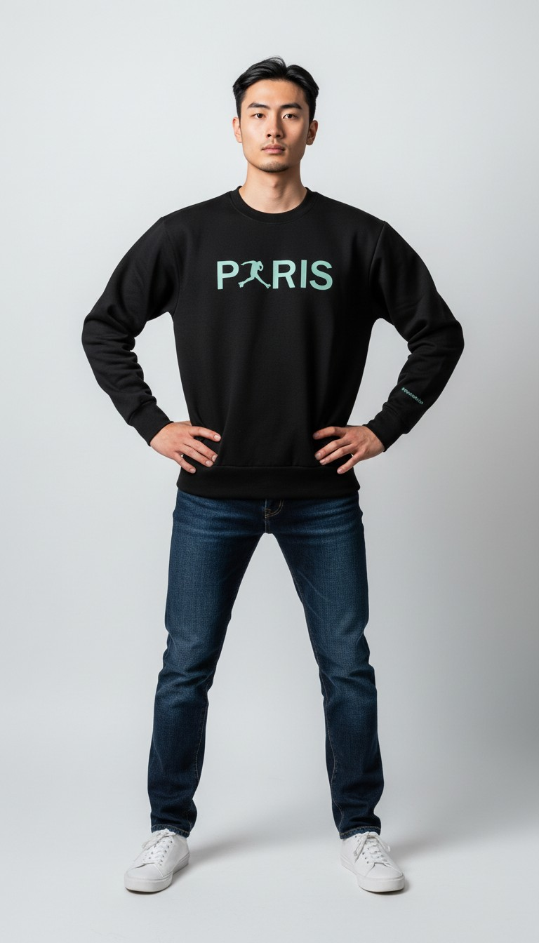 SWEAT-SHIRT BLACK LAGOON